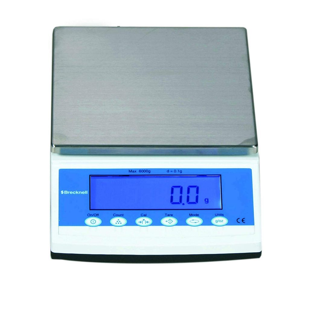 Brecknell MBS6000 Digital Laboratory Scale 6000g x 0.1g Chestnut